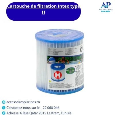Cartouche de filtration Intex type H Cartouche de filtration Intex type H