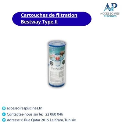 Cartouche de filtration Bestway type II Cartouche de filtration Bestway type II