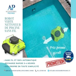Robot nettoyeur de piscine sans fil Tunisie (3) Tunisie