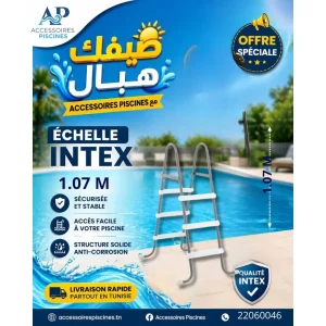 Échelle de Piscine Intex 107 Cm Tunisie Tunisie